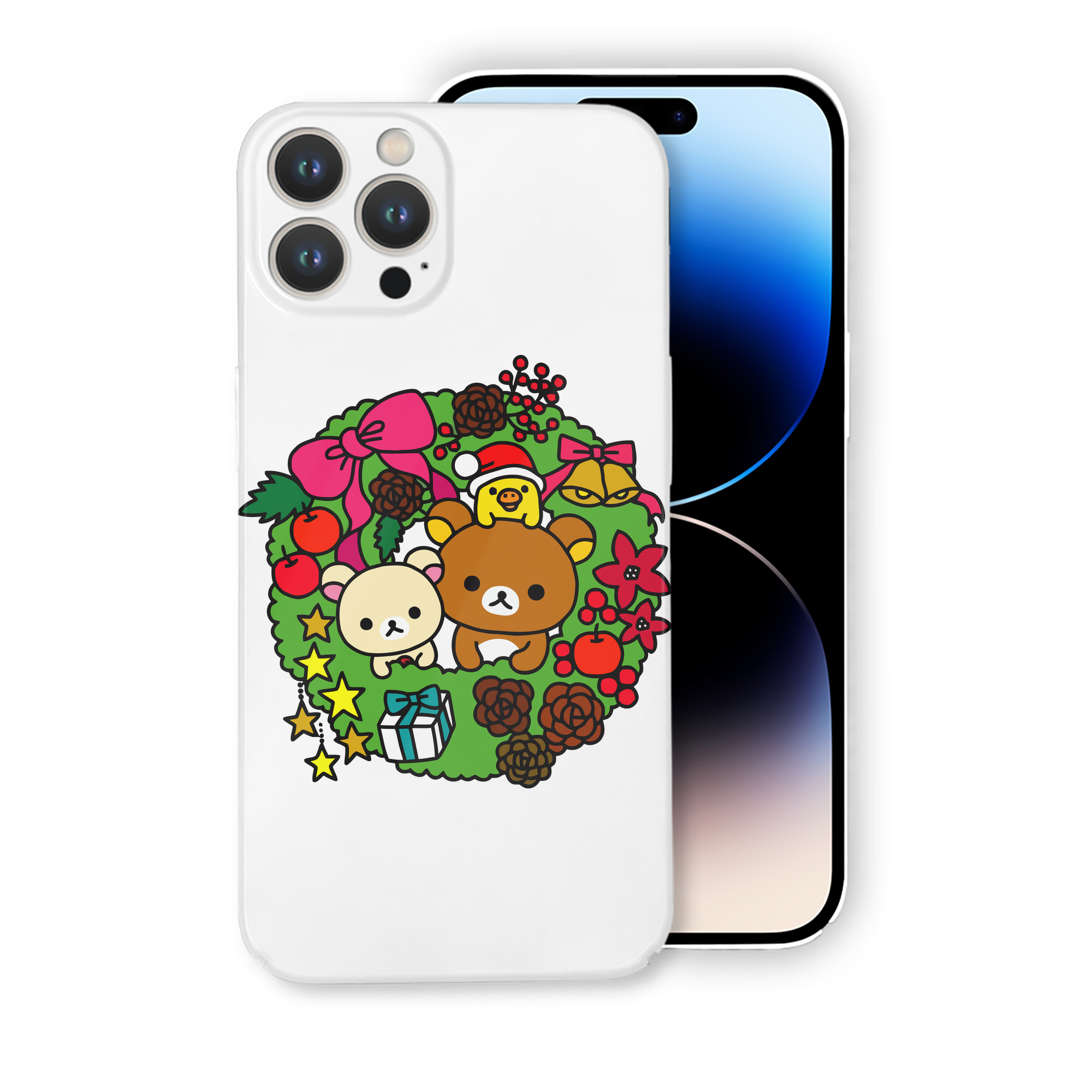 （画像用） リラックマ リラックマ キイロイトリ Rilakkuma Korilakkuma Kiiroitori 【iPhone 14シリーズ対応】ハードケース